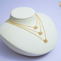 SET DÂY CHUYỀN VÀNG ITALY 750 MẪU 30