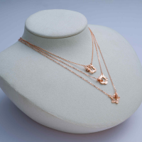 SET DÂY CHUYỀN VÀNG ITALY 750 MẪU 35