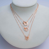 SET DÂY CHUYỀN VÀNG ITALY 750 MẪU 35