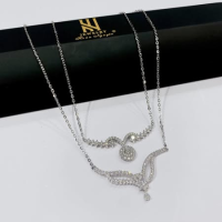 SET DÂY CHUYỀN VÀNG ITALY 750 MẪU 37