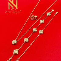 SET DÂY CHUYỀN VÀNG ITALY 750 MẪU 38