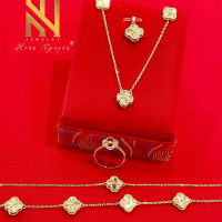 SET DÂY CHUYỀN VÀNG ITALY 750 MẪU 38