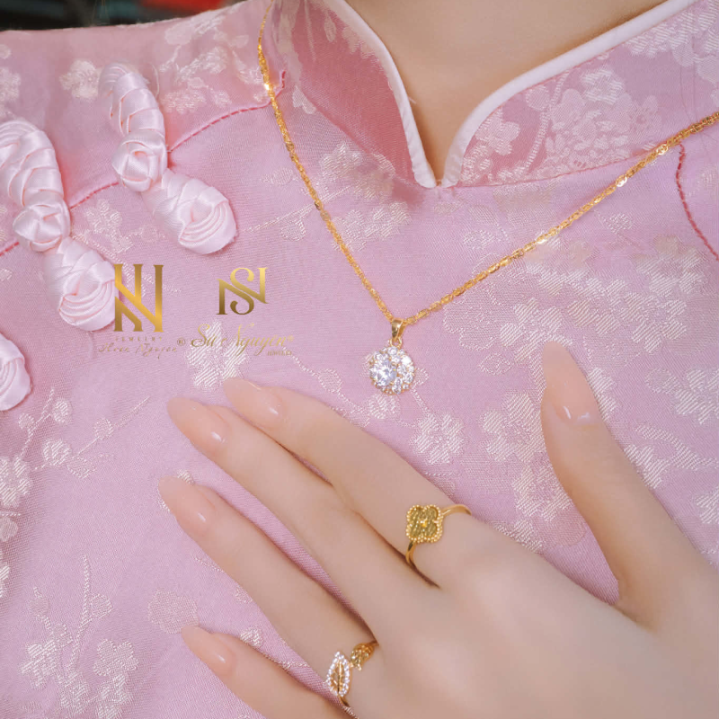 SET DÂY CHUYỀN VÀNG 610, 416 MẪU 42