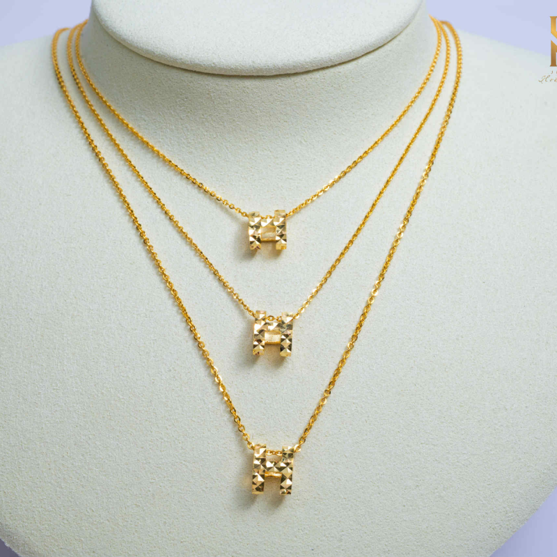 SET DÂY CHUYỀN VÀNG ITALY 750 MẪU 30