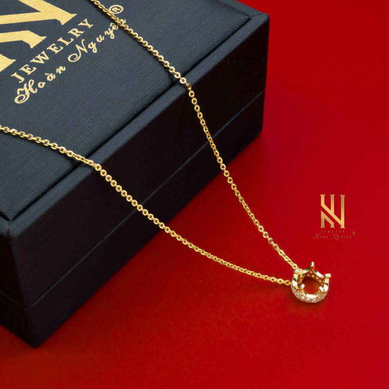 SET DÂY CHUYỀN VÀNG ITALY 750 MẪU 33