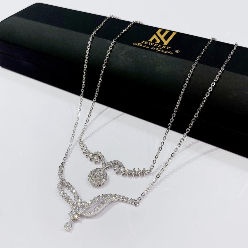 SET DÂY CHUYỀN VÀNG ITALY 750 MẪU 37