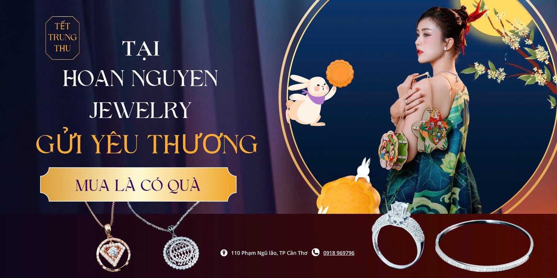 Bông Tai Vàng Italy 750